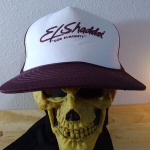 Vintage El Shaddai "God Almighty" Hebrew Jewish Trucker Hat